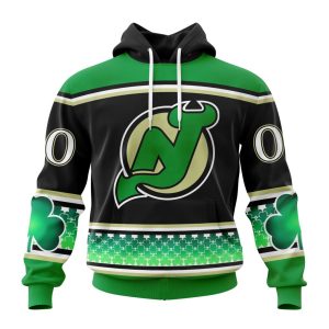 Personalized New Jersey Devils Specialized Hockey Celebrate St Patrick's Day Unisex Pullover Hoodie