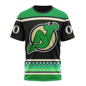 Personalized New Jersey Devils Specialized Hockey Celebrate St Patrick's Day Unisex Tshirt TS4551
