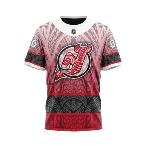Personalized New Jersey Devils Specialized Native With Samoa Culture Unisex Tshirt TS4554