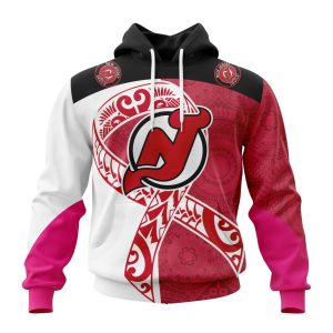 Personalized New Jersey Devils Specialized Samoa Fights Cancer Unisex Pullover Hoodie