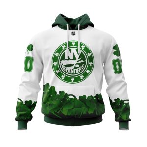 Personalized New York Islanders Happy St Patrick's Day Unisex Pullover Hoodie