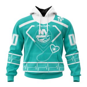 Personalized New York Islanders Special Design Honoring Healthcare Heroes Unisex Pullover Hoodie