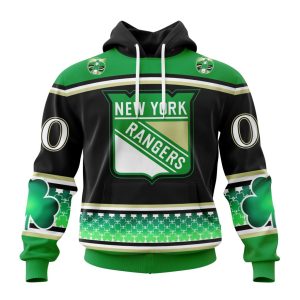 Personalized New York Rangers Specialized Hockey Celebrate St Patrick's Day Unisex Pullover Hoodie