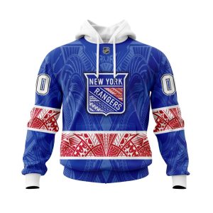 Personalized New York Rangers Specialized Native With Samoa Culture Unisex Pullover Hoodie