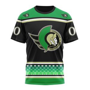Personalized Ottawa Senators Specialized Hockey Celebrate St Patrick's Day Unisex Tshirt TS6455