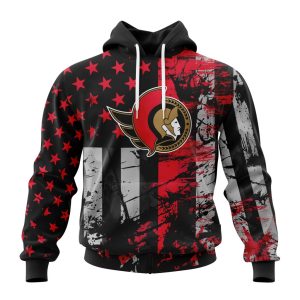 Personalized Ottawa Senators Specialized Jersey For America Unisex Pullover Hoodie