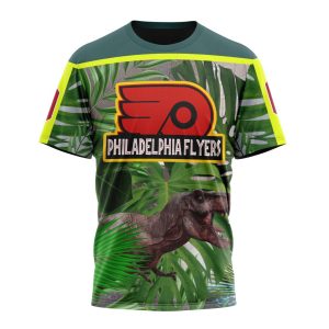 Personalized Philadelphia Flyers Specialized Jersey Hockey For Jurassic World Unisex Tshirt TS6465