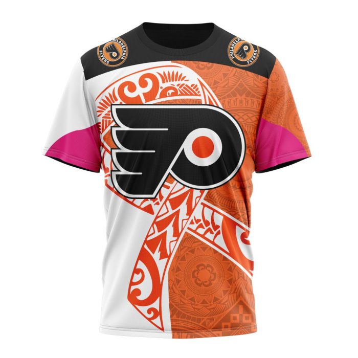 Personalized Philadelphia Flyers Specialized Samoa Fights Cancer Unisex Tshirt TS6467