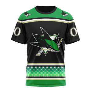 Personalized San Jose Sharks Specialized Hockey Celebrate St Patrick's Day Unisex Tshirt TS6479