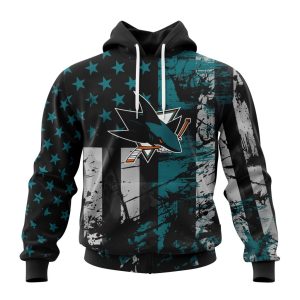 Personalized San Jose Sharks Specialized Jersey For America Unisex Pullover Hoodie