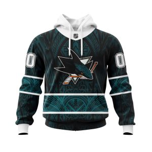 Personalized San Jose Sharks Specialized Native With Samoa Culture Unisex Pullover Hoodie