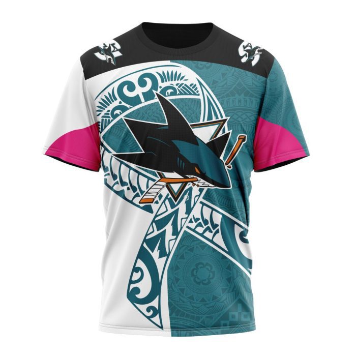 Personalized San Jose Sharks Specialized Samoa Fights Cancer Unisex Tshirt TS6483