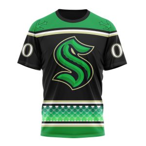 Personalized Seattle Kraken Specialized Hockey Celebrate St Patrick's Day Unisex Tshirt TS6487