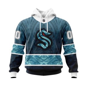 Personalized Seattle Kraken Specialized Native With Samoa Culture Unisex Pullover Hoodie
