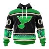 Personalized St. Louis Blues Specialized Hockey Celebrate St Patrick's Day Unisex Pullover Hoodie