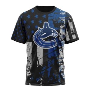 Personalized Vancouver Canucks Specialized Jersey For America Unisex Tshirt TS6524