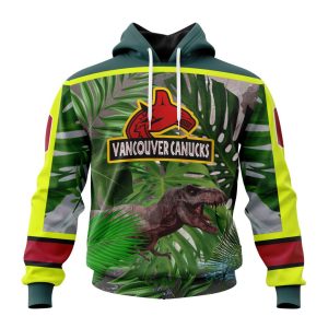 Personalized Vancouver Canucks Specialized Jersey Hockey For Jurassic World Unisex Pullover Hoodie