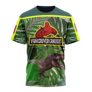Personalized Vancouver Canucks Specialized Jersey Hockey For Jurassic World Unisex Tshirt TS6525