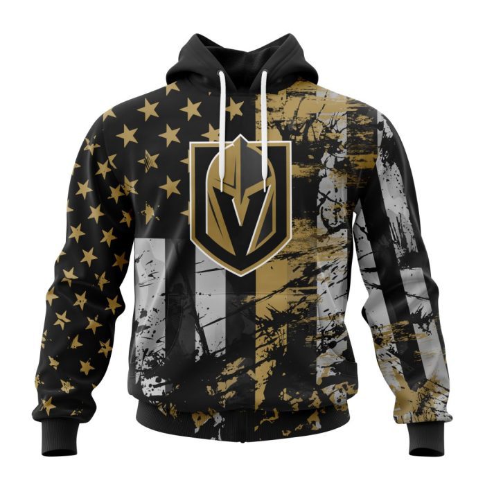 Personalized Vegas Golden Knights Specialized Jersey For America Unisex Pullover Hoodie