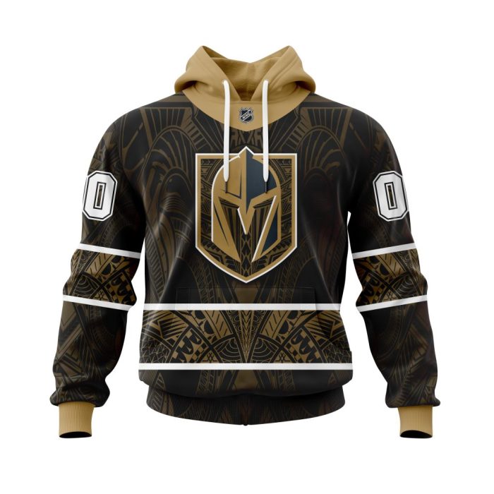 Personalized Vegas Golden Knights Specialized Native With Samoa Culture Unisex Pullover Hoodie