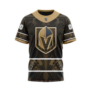 Personalized Vegas Golden Knights Specialized Native With Samoa Culture Unisex Tshirt TS6535