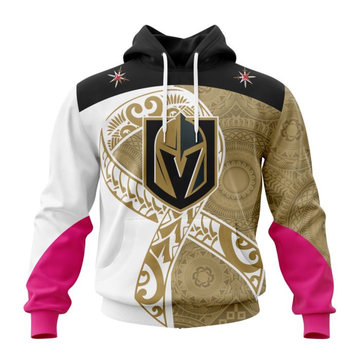 Personalized Vegas Golden Knights Specialized Samoa Fights Cancer Unisex Pullover Hoodie