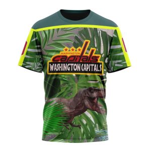 Personalized Washington Capitals Specialized Jersey Hockey For Jurassic World Unisex Tshirt TS6541