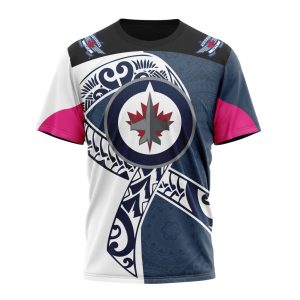 Personalized Winnipeg Jets Specialized Samoa Fights Cancer Unisex Tshirt TS6553