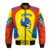 Pittsburgh Steelers Skull Red Yellow Bomber Jacket TBJ4753
