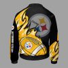 Pittsburgh Steelers Yellow Bomber Jacket TBJ4747