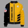 Pittsburgh Steelers Yellow Unisex Bomber Jacket Gucci Luxury Jacket TBJ4748