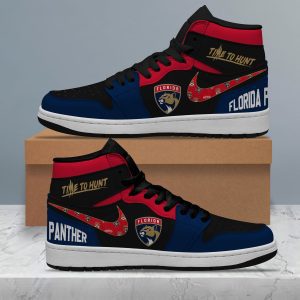 Premium Florida Panthers Shoes AJ1 Nike Sneakers High Top Shoes