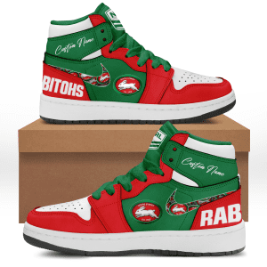 South Sydney Rabbitohs NRL AJ1 Nike Sneakers High Top Shoes 2023 Collection