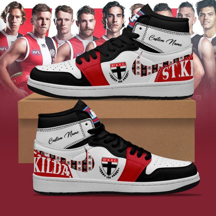 St. Kilda Saints AFL Personalized AJ1 Nike Sneakers High Top Shoes