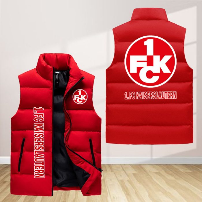 1. Fc Kaiserslautern Sleeveless Down Jacket Sleeveless Vest