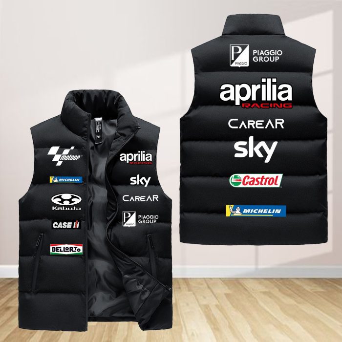 Aprilia Racing Sleeveless Down Jacket Sleeveless Vest