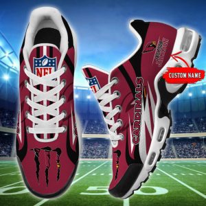 Arizona Cardinals NFL Custom Name Monster Air Max Plus TN Sport Shoes TN1259