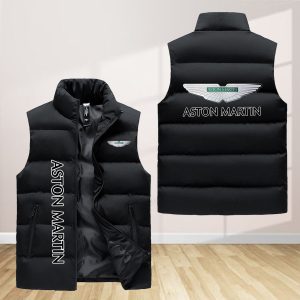 Aston Martin Sleeveless Down Jacket Sleeveless Vest