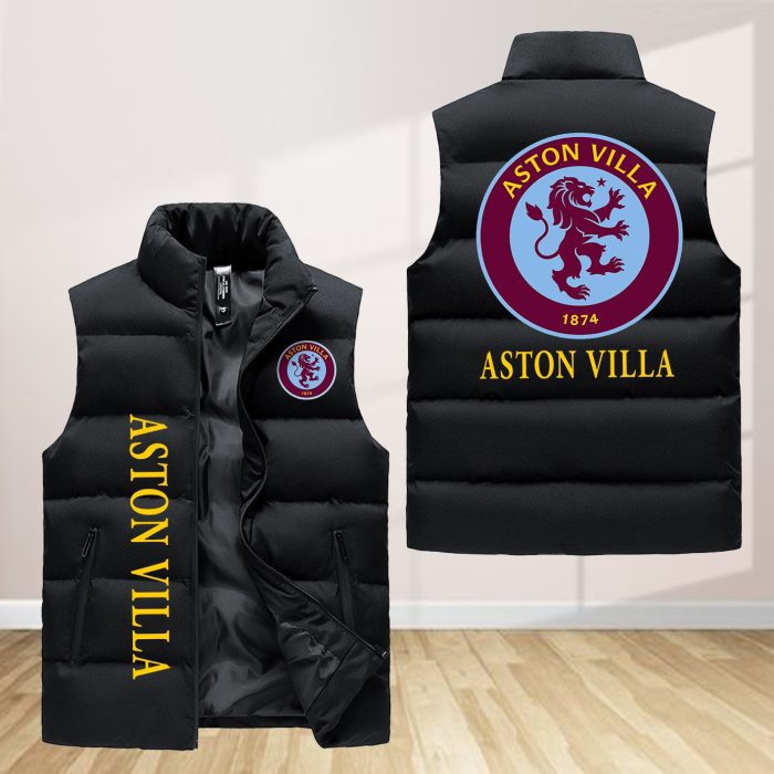 Aston Villa F.C Sleeveless Down Jacket Sleeveless Vest