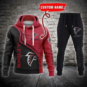 Atlanta Falcons NFL Premium Sport 3D Hoodie & Jogger Personalized Name CHJ1441