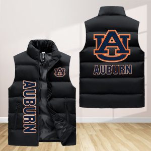 Auburn Tigers Sleeveless Down Jacket Sleeveless Vest