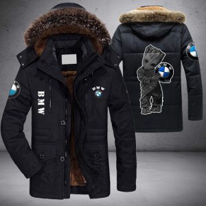 Baby Groot BMW Parka Jacket Fleece Coat Winter PJF1005