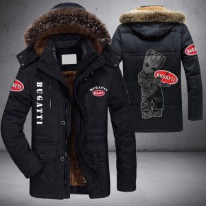 Baby Groot Bugatti Parka Jacket Fleece Coat Winter PJF1006