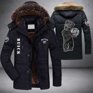 Baby Groot Buick Parka Jacket Fleece Coat Winter PJF1007