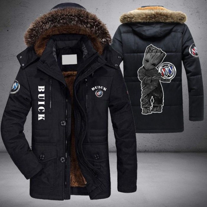 Baby Groot Buick Parka Jacket Fleece Coat Winter PJF1007