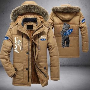 Baby Groot Ford Parka Jacket Fleece Coat Winter PJF1010
