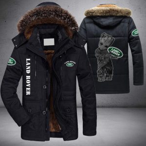 Baby Groot Land Rover Parka Jacket Fleece Coat Winter PJF1012