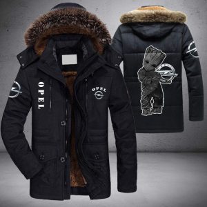 Baby Groot Opel Parka Jacket Fleece Coat Winter PJF1016