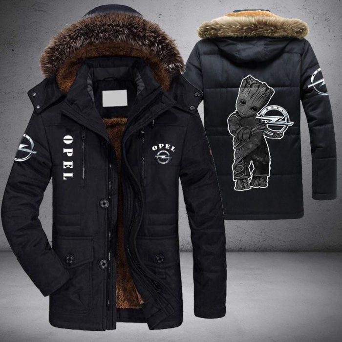 Baby Groot Opel Parka Jacket Fleece Coat Winter PJF1016