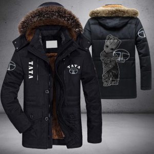 Baby Groot Tata Parka Jacket Fleece Coat Winter PJF1019
